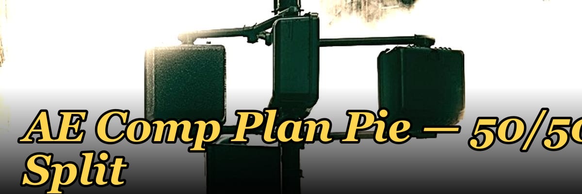 AE Comp Plan Pie — 50/50 Split