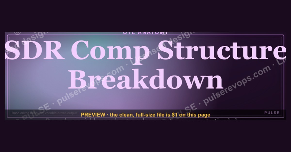 SDR Comp Structure Breakdown