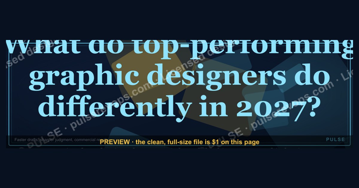 What do top-performing graphic designers do differently in 2027?