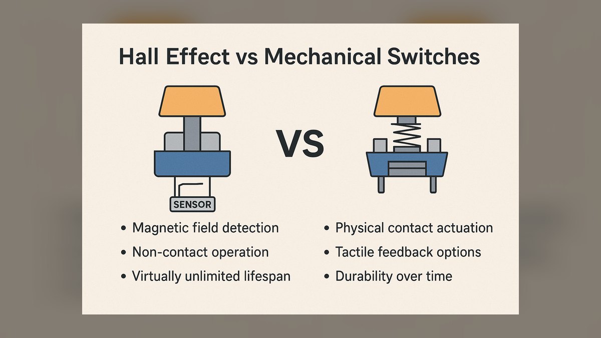 What is the difference between a Hall effect and a mechanical switch controller in 2027 — figure 6