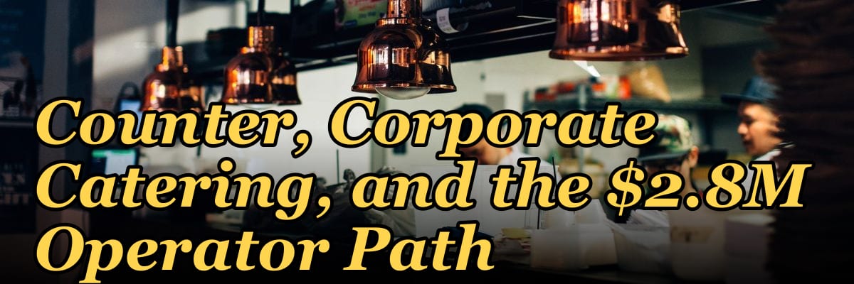Sushi Restaurant GTM Playbook 2027 — Omakase Counter, Corporate Catering, and the $2.8M Operator Path
