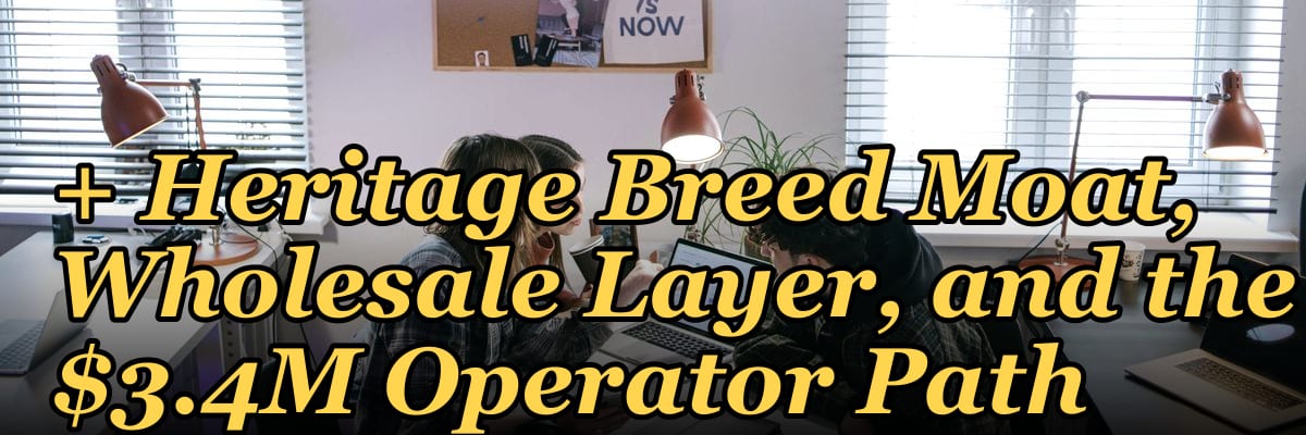 Butcher Shop GTM Playbook 2027 — Dry-Aged + Heritage Breed Moat, Wholesale Layer, and the $3.4M Operator Path