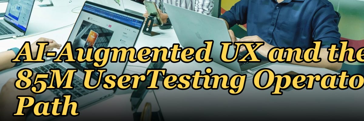UX Research Firm GTM Playbook 2027 — Usability Testing + ResearchOps + AI-Augmented UX and the 85M UserTesting Operator Path