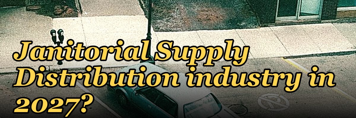 What are the key sales KPIs for the Commercial Janitorial Supply Distribution industry in 2027?