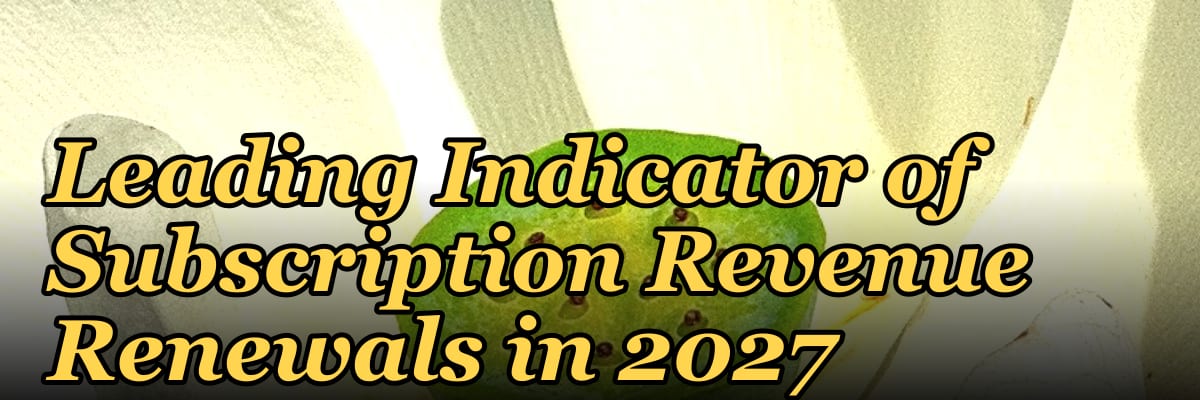 EdTech: Course Completion Rate as a Leading Indicator of Subscription Revenue Renewals in 2027