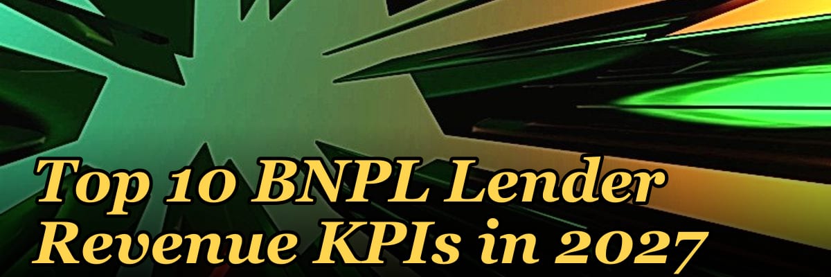 BNPL revenue KPI dashboard