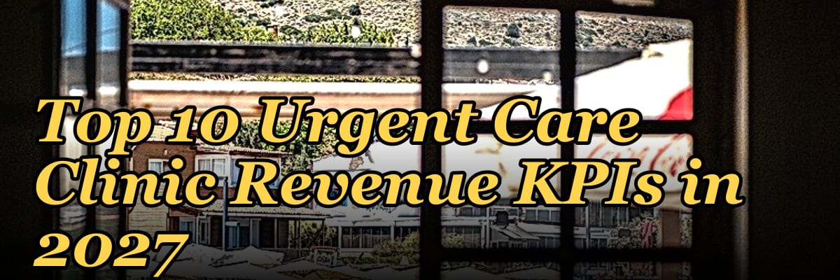 healthcare revenue KPI dashboard screen