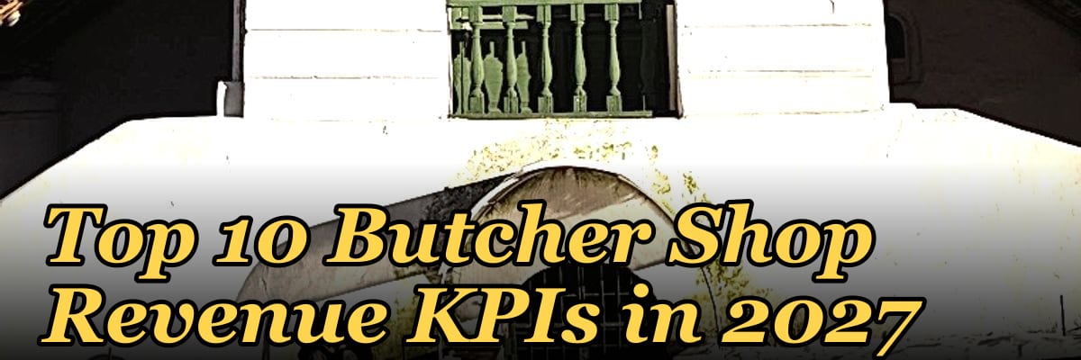 butcher shop KPI dashboard chart