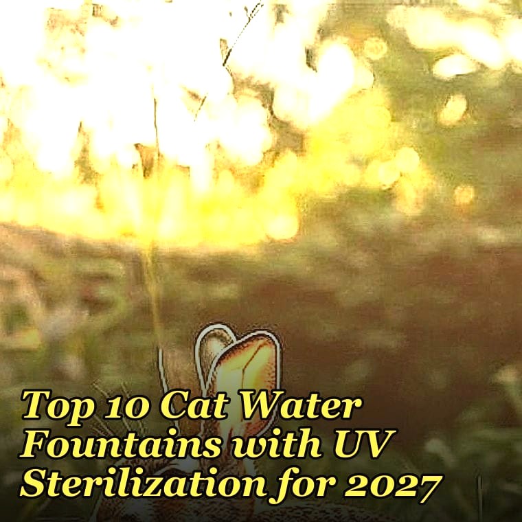 Top 10 Cat Water Fountains with UV Sterilization for 2027