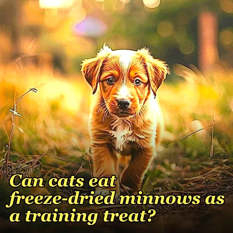 Can cats eat freeze-dried minnows as a training treat?