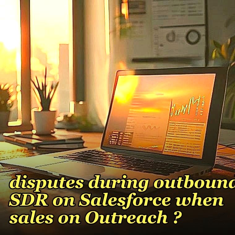 What is the RevOps playbook for commission disputes during outbound SDR on Salesforce when sales on Outreach ?