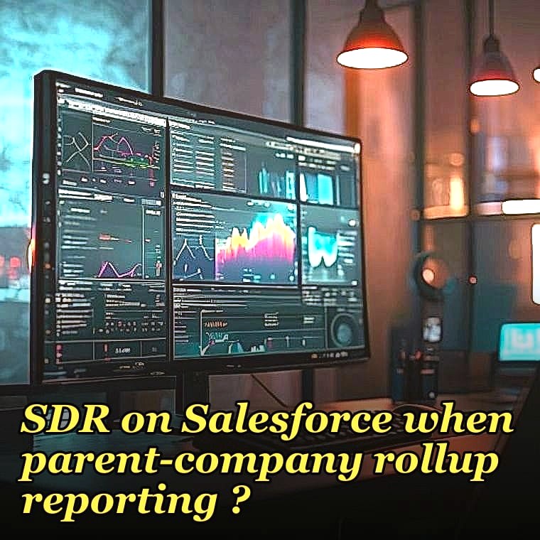 What is the RevOps playbook for commission disputes during outbound SDR on Salesforce when parent-company rollup reporting ?