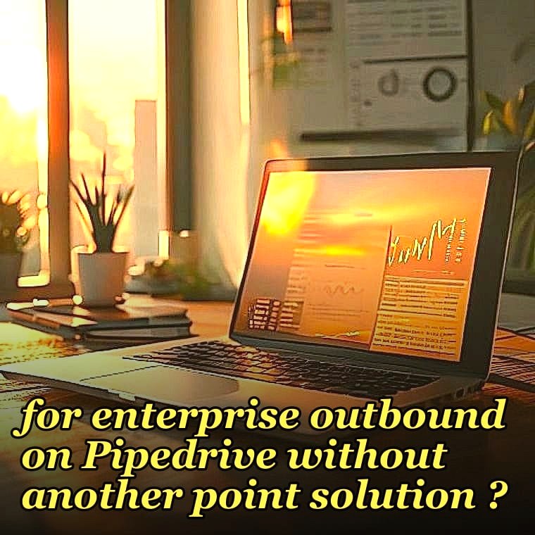 How do you fix win rate for enterprise outbound on Pipedrive without another point solution ?