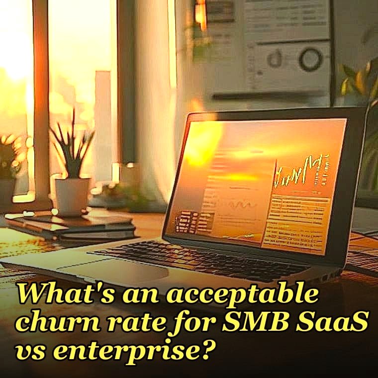 What's an acceptable churn rate for SMB SaaS vs enterprise?