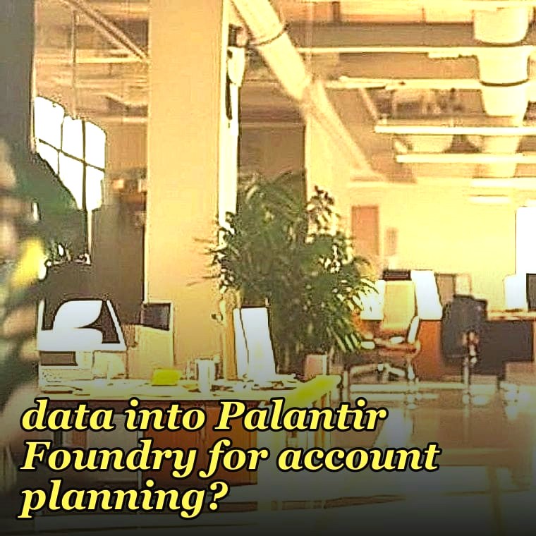 How do you integrate Salesforce opportunity data into Palantir Foundry for account planning?