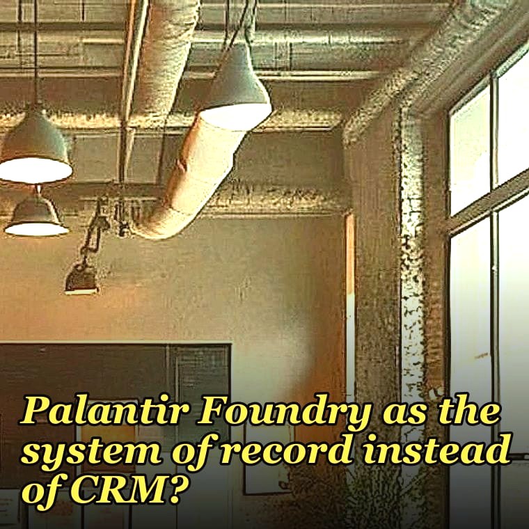 How do you run RevOps when the buyer treats Palantir Foundry as the system of record instead of CRM?