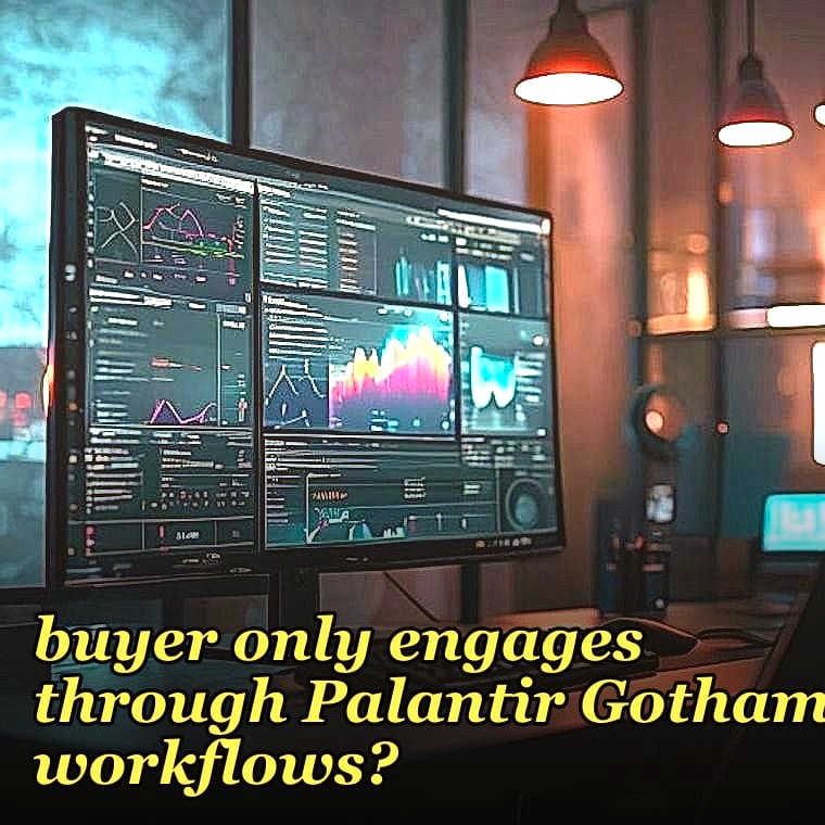 How do you map MEDDPICC fields when the economic buyer only engages through Palantir Gotham workflows?