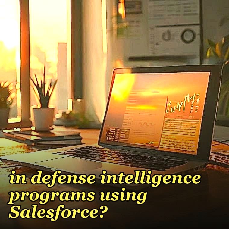 How do you document commission splits when Palantir Foundry is the buyer-mandated platform in defense intelligence programs using Salesforce?