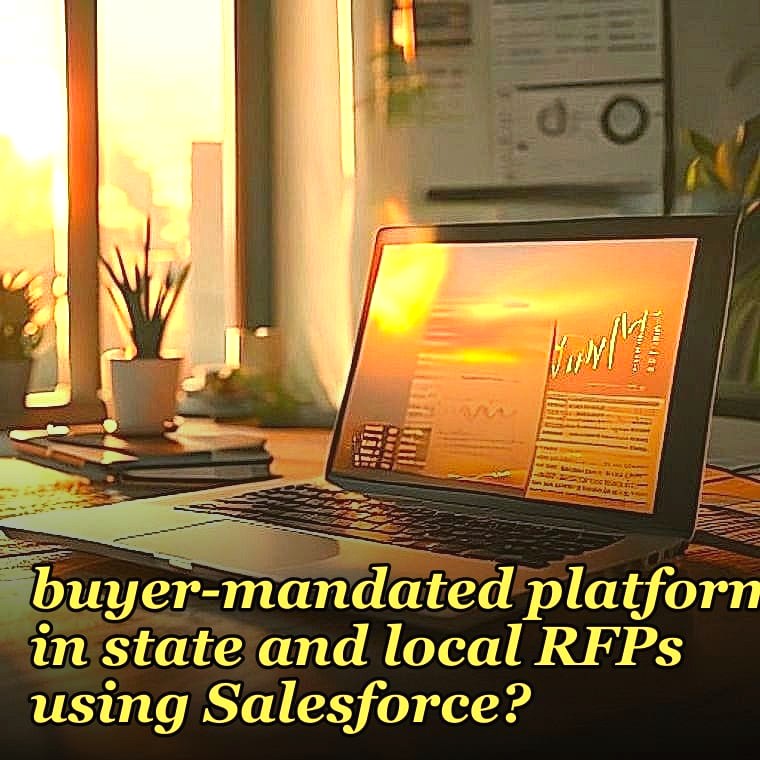 How do you qualify POC stage duration when Palantir Foundry is the buyer-mandated platform in state and local RFPs using Salesforce?
