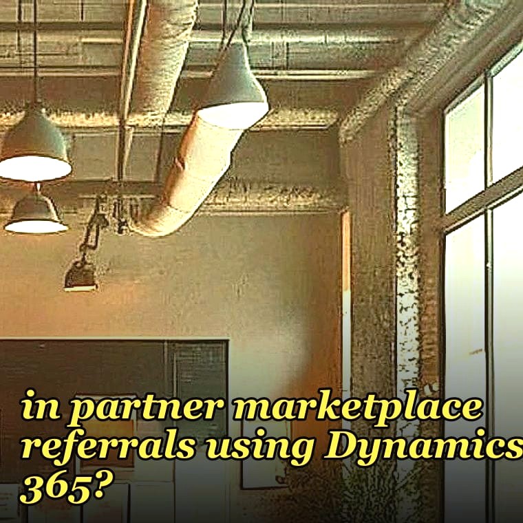 How do you forecast commission splits when Palantir Foundry is the buyer-mandated platform in partner marketplace referrals using Dynamics 365?
