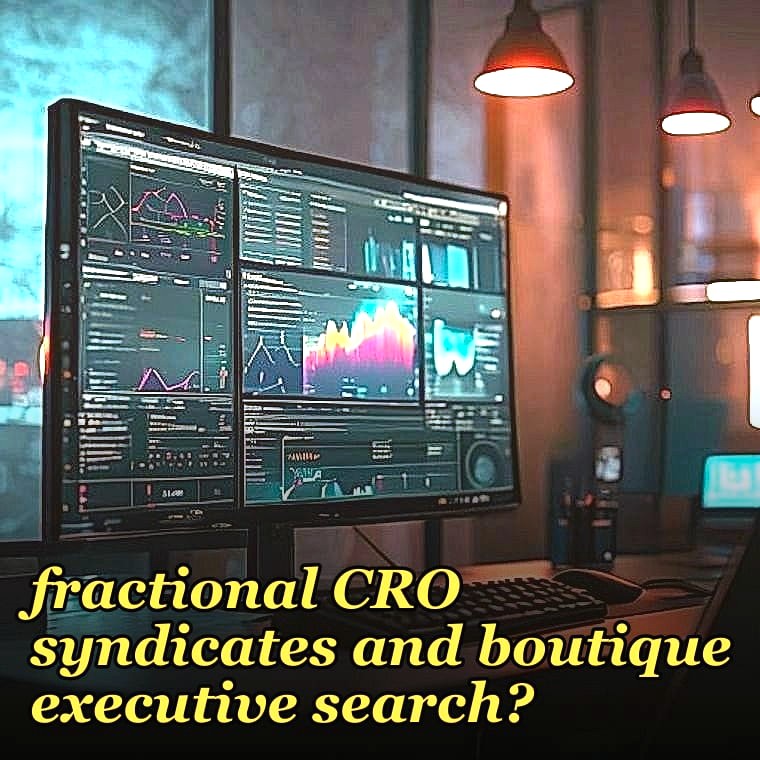 How do you pick between fractional CRO syndicates and boutique executive search?