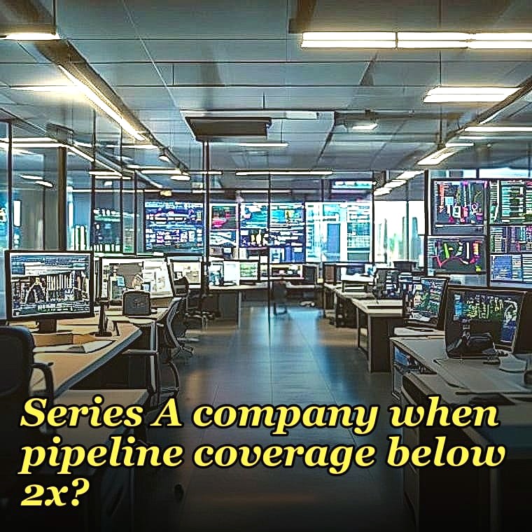 How do you decide if a fractional Chief Revenue Officer is right for a Series A company when pipeline coverage below 2x?