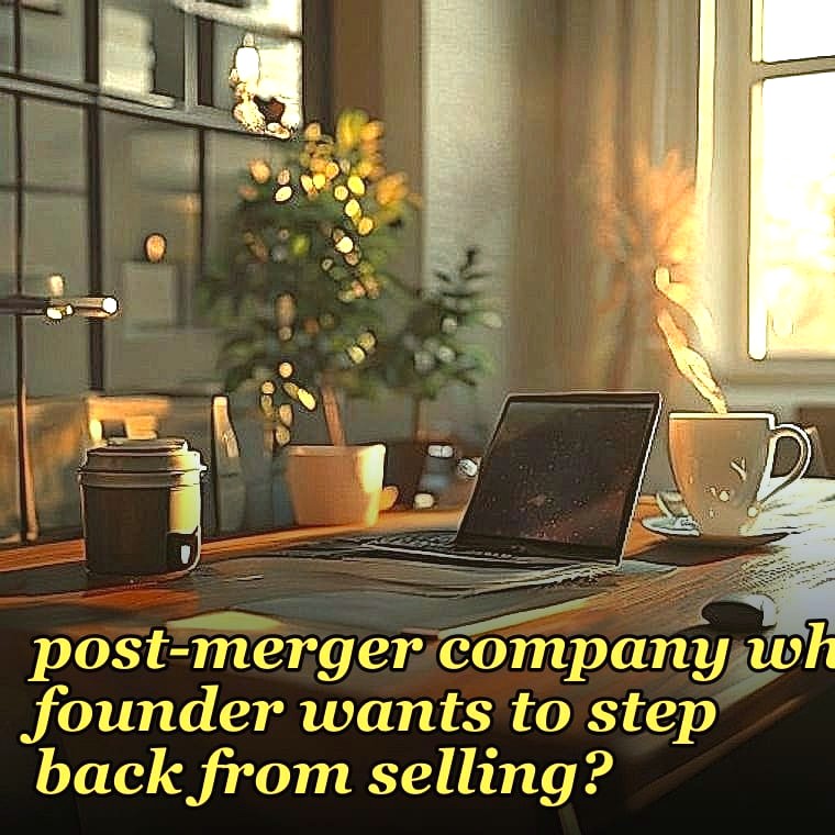 How do you decide if a fractional Chief Revenue Officer is right for a post-merger company when founder wants to step back from selling?