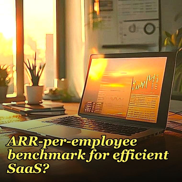 What's the right ARR-per-employee benchmark for efficient SaaS?