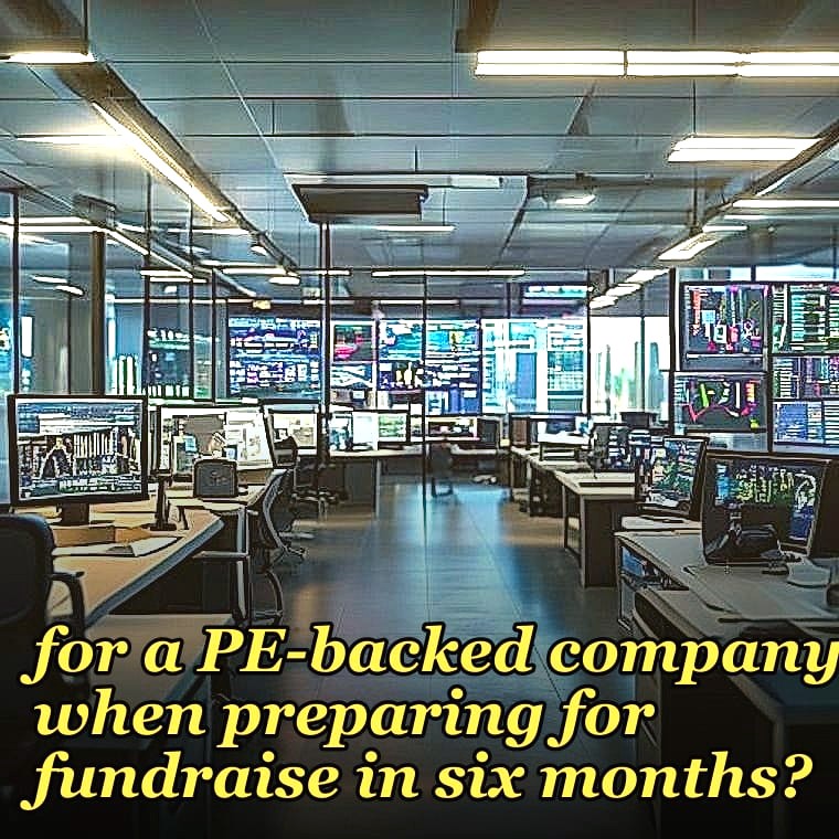 How do you decide if a full-time CRO is right for a PE-backed company when preparing for fundraise in six months?
