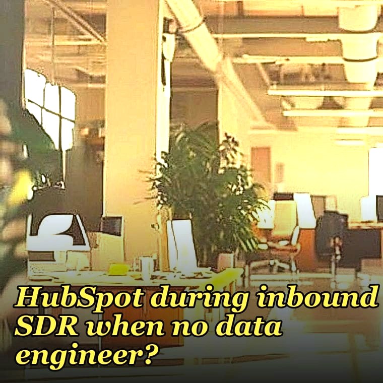 How do you use Palantir-driven forecast simulations to forecast multi-thread gaps on enterprise deals in HubSpot during inbound SDR when no data engineer?