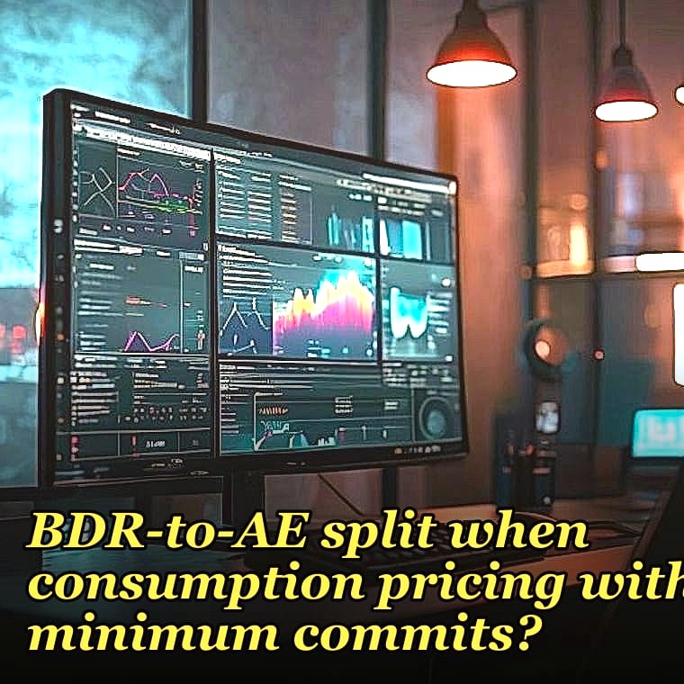 How do you use Palantir-driven forecast simulations to dedupe ramp quotas on new hires in Dynamics 365 during BDR-to-AE split when consumption pricing with minimum commits?