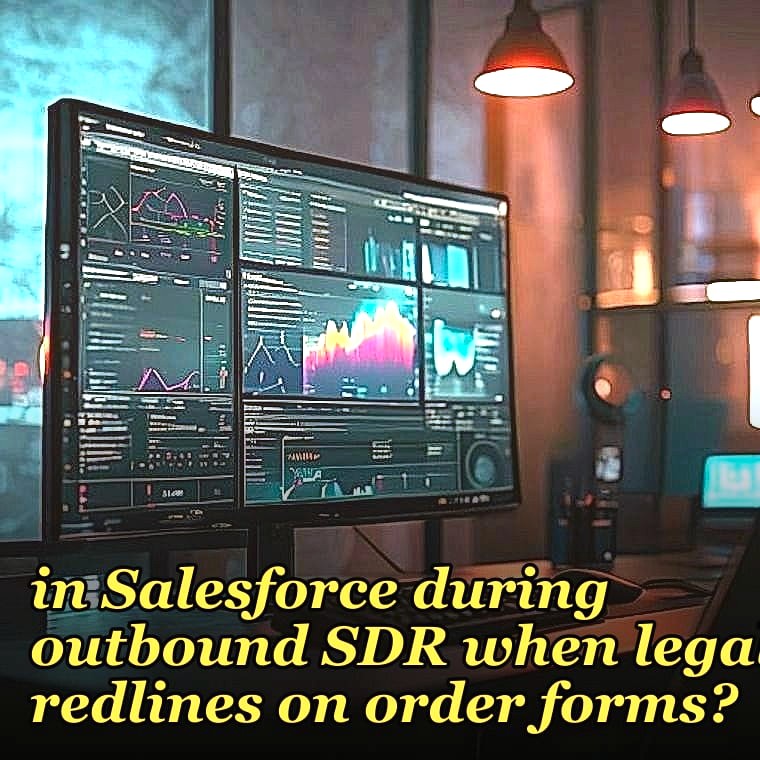 How do you use Palantir AIP to dedupe legal redline cycle time blowing up close dates in Salesforce during outbound SDR when legal redlines on order forms?