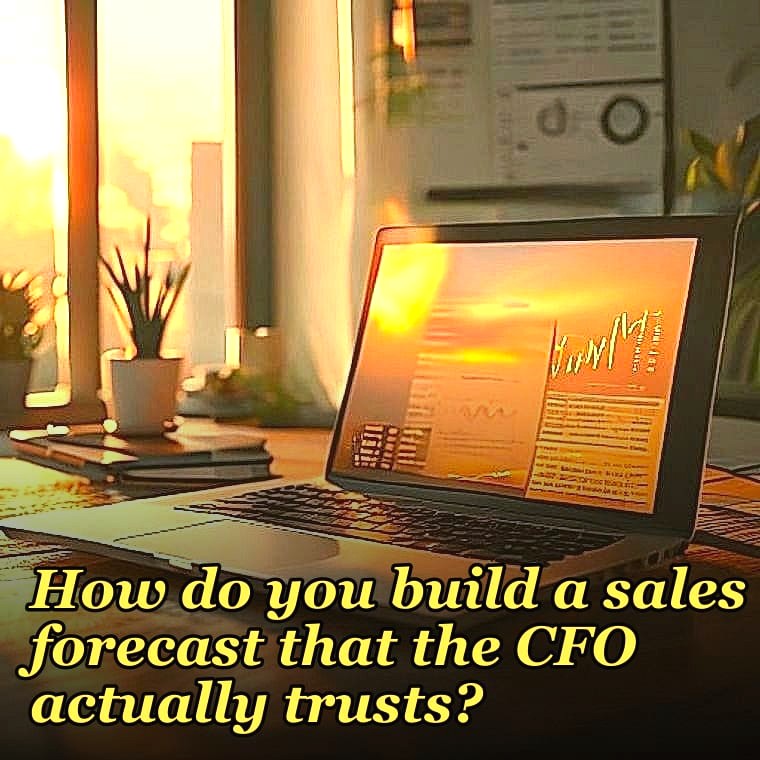 How do you build a sales forecast that the CFO actually trusts?
