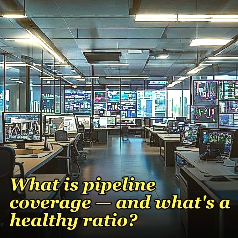 What is pipeline coverage — and what's a healthy ratio?