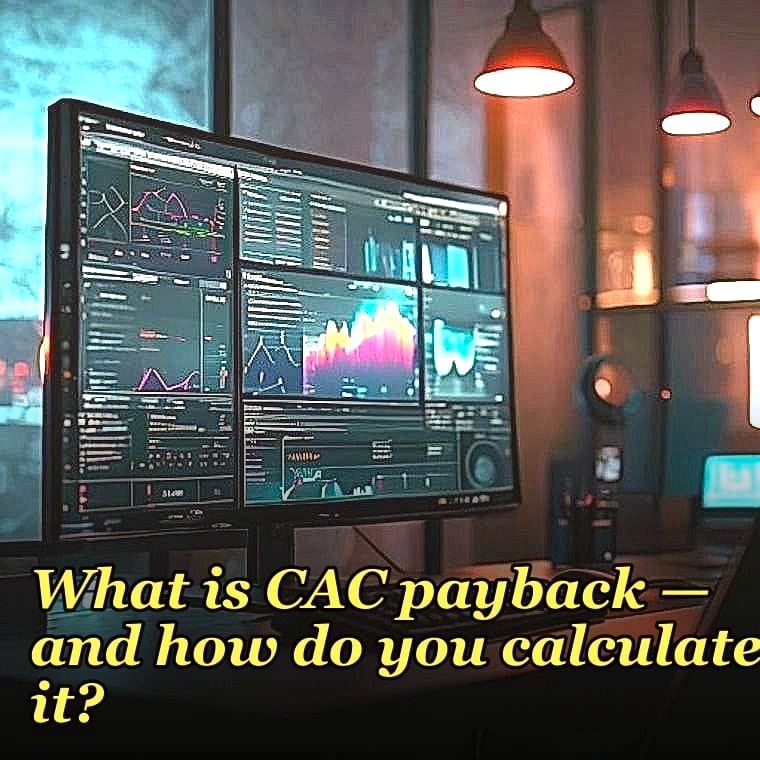 What is CAC payback — and how do you calculate it?