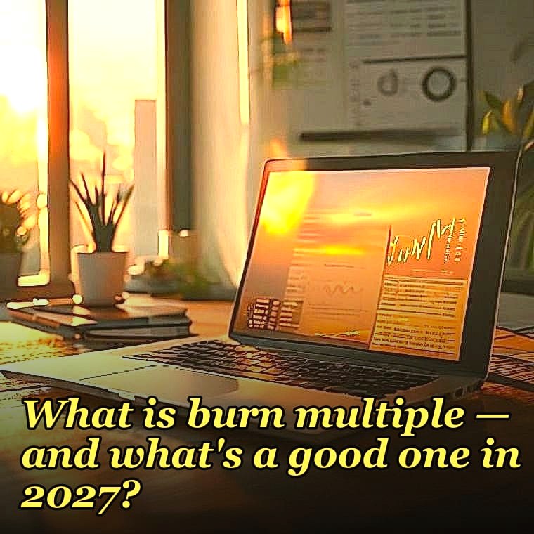 What is burn multiple — and what's a good one in 2027?