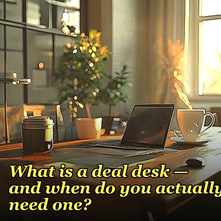 What is a deal desk — and when do you actually need one?