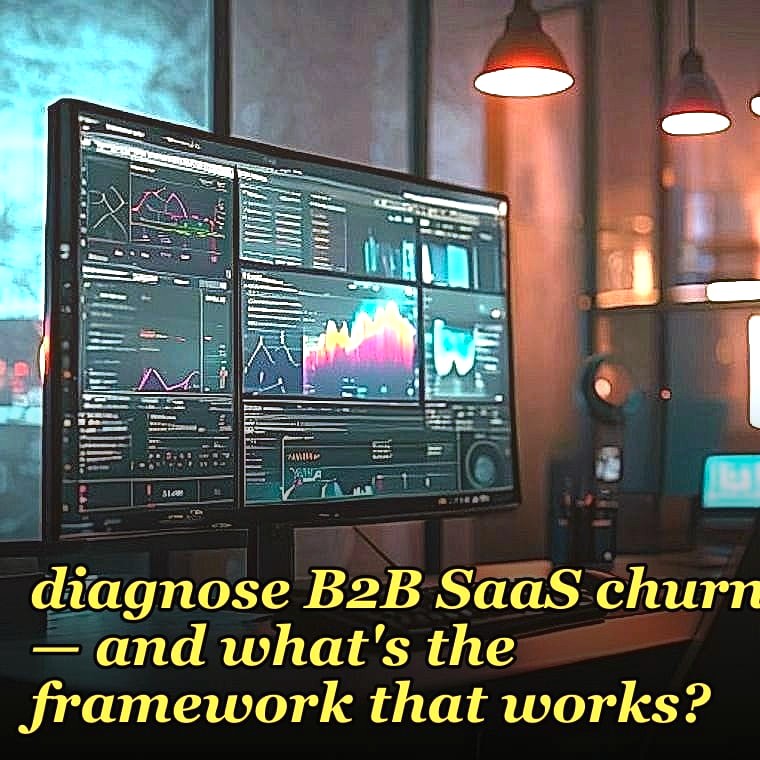 How do you actually diagnose B2B SaaS churn — and what's the framework that works?