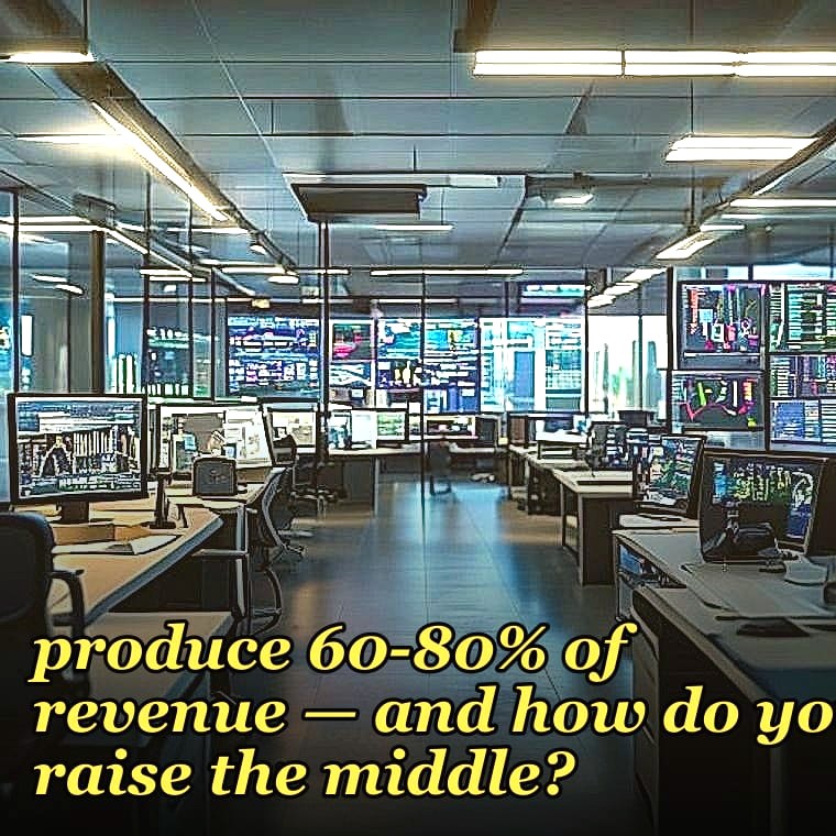 Why do 20% of AEs produce 60-80% of revenue — and how do you raise the middle?