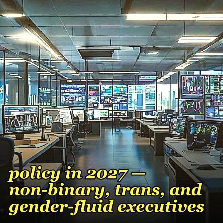 Chief's gender-identity policy — non-binary, trans, and gender-fluid executives in 2027