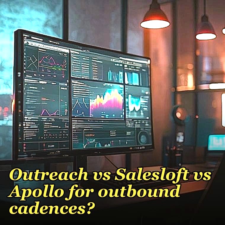 How do I evaluate Outreach vs Salesloft vs Apollo for outbound cadences?