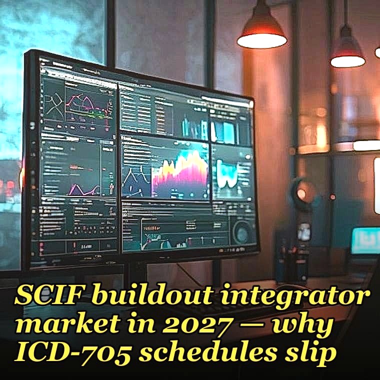 SCIF buildout integrator market — why ICD-705 schedules slip in 2027