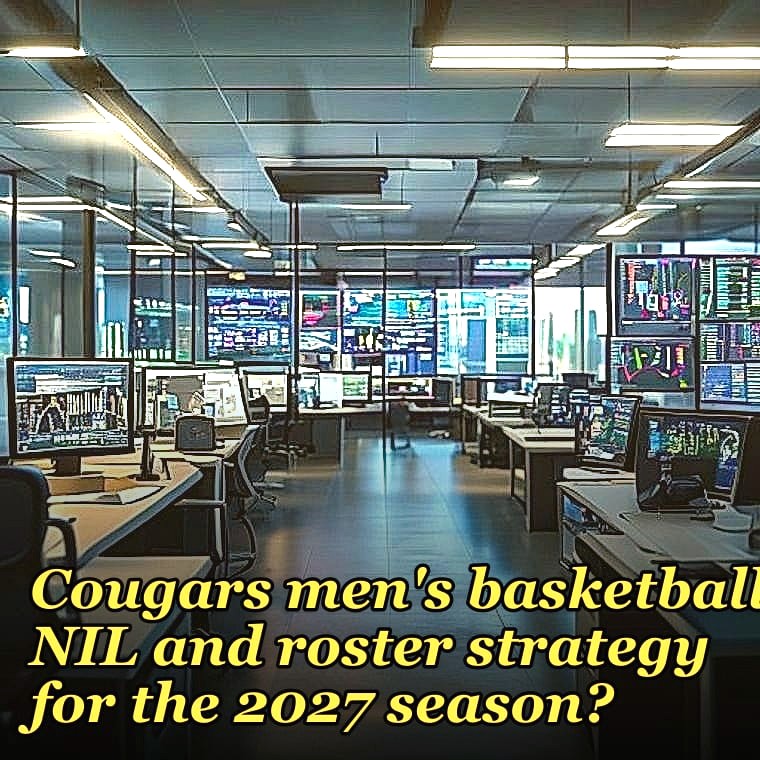 What is the Houston Cougars men's basketball NIL and roster strategy for the 2027 season?