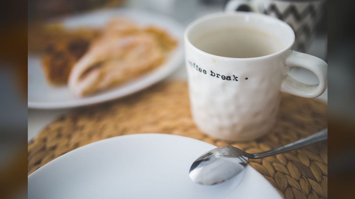 What's the realistic break-even cup count per day for a 1200-square-foot coffee shop, and how long does it take to reach it — figure 1