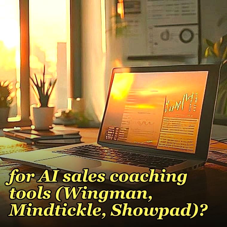 What is the 2027 outlook for AI sales coaching tools (Wingman, Mindtickle, Showpad)?