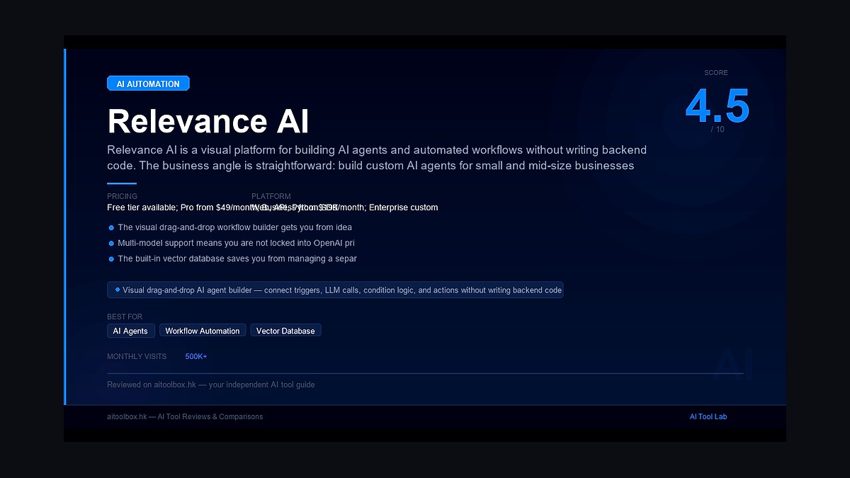 What is Relevance AI and why is it a hot RevOps AI agent-builder platform for 2027?