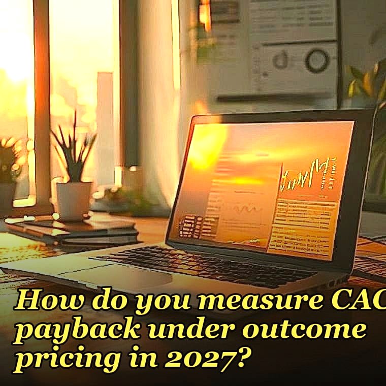 How do you measure CAC payback under outcome pricing in 2027?