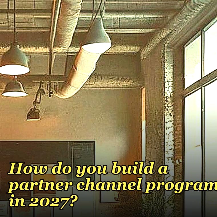 How do you build a partner channel program in 2027?