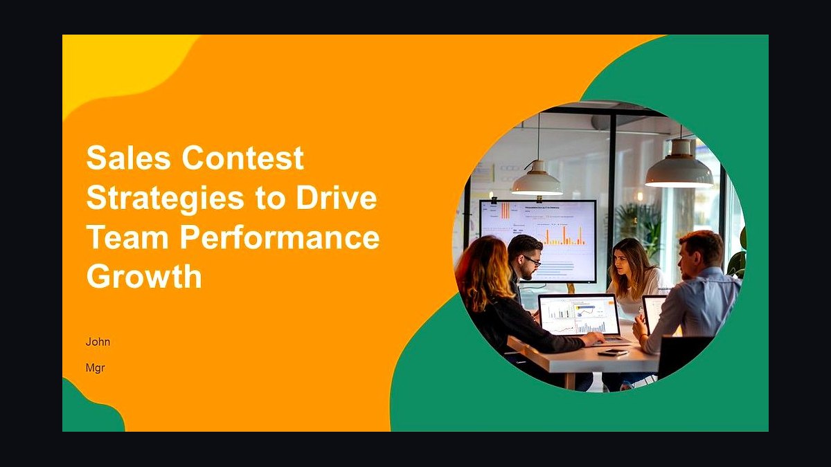 How do you set up sales contests that actually drive behavior in 2027?