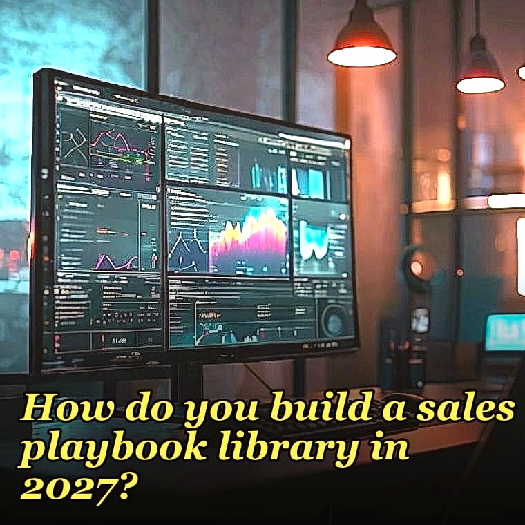 How do you build a sales playbook library in 2027?